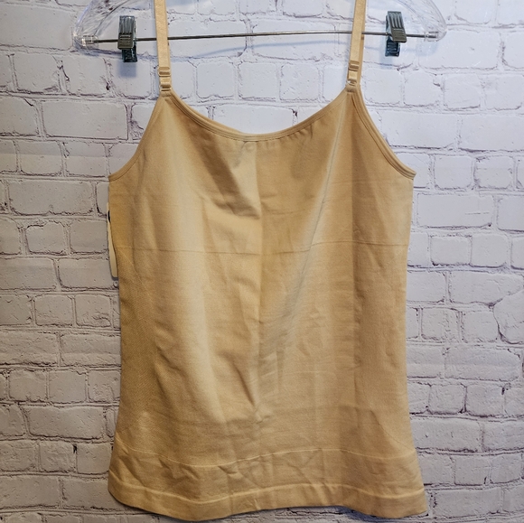 Shapermint Scoop Neck Cami Womens 3XL Nude Smoothing Slimming Tank Top - Picture 3 of 9